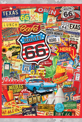 Puzzle Masterpieces: 1000 Piece World's Smallest - Route 66  in a Tin