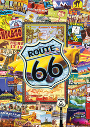 Puzzle Masterpieces: 1000 Piece World's Smallest - Route 66  in a Tin
