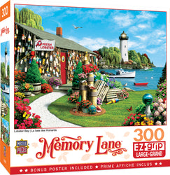 Puzzle Masterpieces:  300 piece EZGrip Memory Lane Lobster Bay