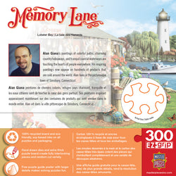 Puzzle Masterpieces:  300 piece EZGrip Memory Lane Lobster Bay