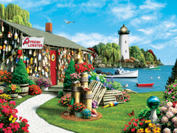 Puzzle Masterpieces:  300 piece EZGrip Memory Lane Lobster Bay