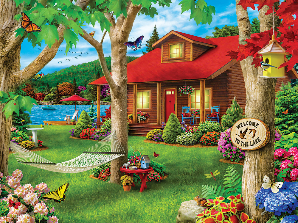 Puzzle Masterpieces:  750 Piece Lazy Days - Lakeside Retreat