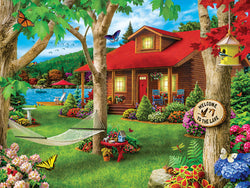 Puzzle Masterpieces:  750 Piece Lazy Days - Lakeside Retreat