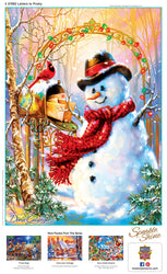 Puzzle Masterpieces:  500 Piece Glitter Holiday - Letters to Frosty