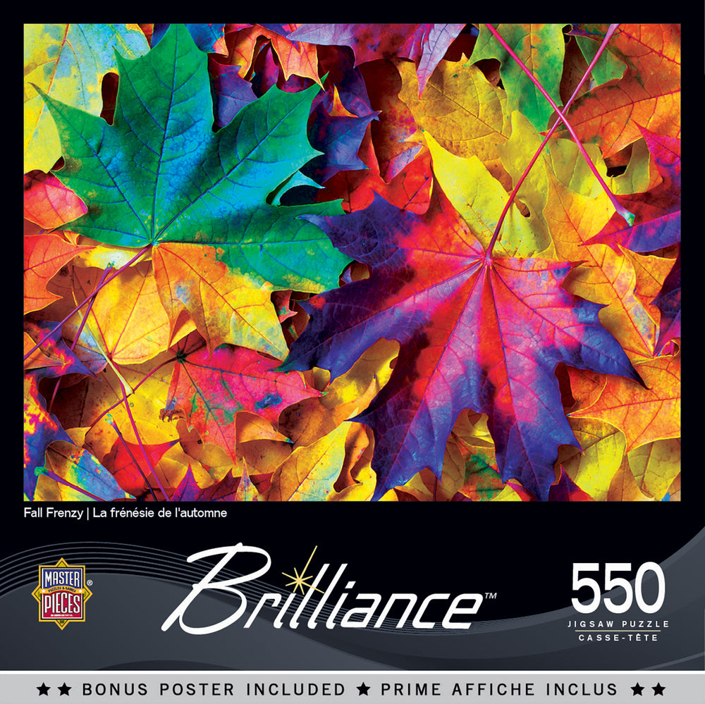 Puzzle Masterpieces:  550 Piece Brilliance - Fall Frenzy