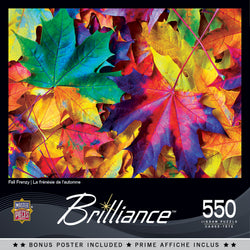 Puzzle Masterpieces:  550 Piece Brilliance - Fall Frenzy