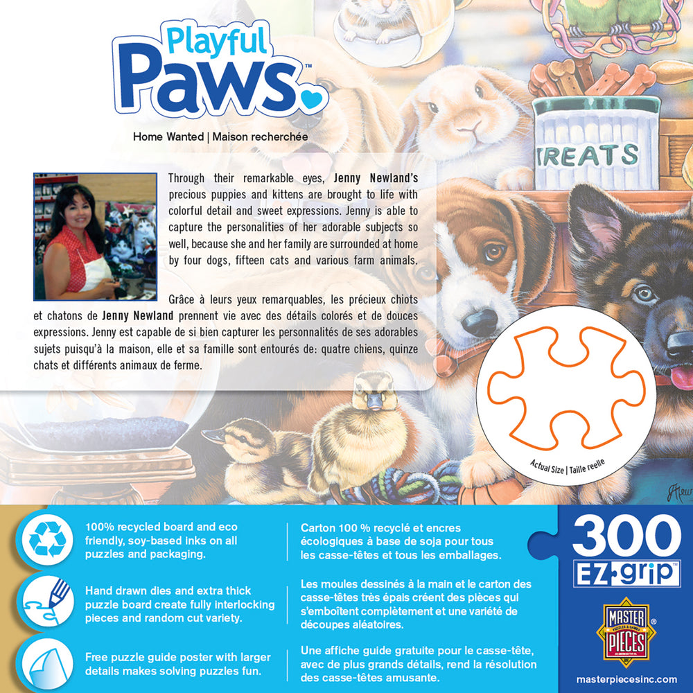 Puzzle Masterpieces:  300 Piece EZGrip Home Wanted