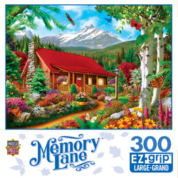 Puzzle Masterpieces:  300 piece EzGrip Memory Lane - Mountain Hideaway