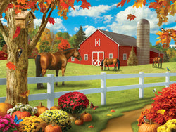 Puzzle Masterpieces:  300 piece EzGrip Memory Lane - Rolling Pastures