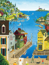 Puzzle Masterpieces:  300 piece EzGrip Town & Country - A Walk on the Pier
