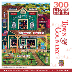 Puzzle Masterpieces:  300 Piece EZGrip Town & Country - The Old Country Store