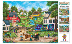 Puzzle Masterpieces:  550 Piece Heartland Collection - Roadside Gossip