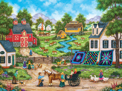 Puzzle Masterpieces:  550 Piece Heartland Collection - Roadside Gossip