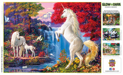 Puzzle Masterpieces:  500 Piece Hidden Images Glow In The Dark - Dream World