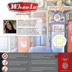 Puzzle Masterpieces:  750 Piece Wheels - Classic Gas