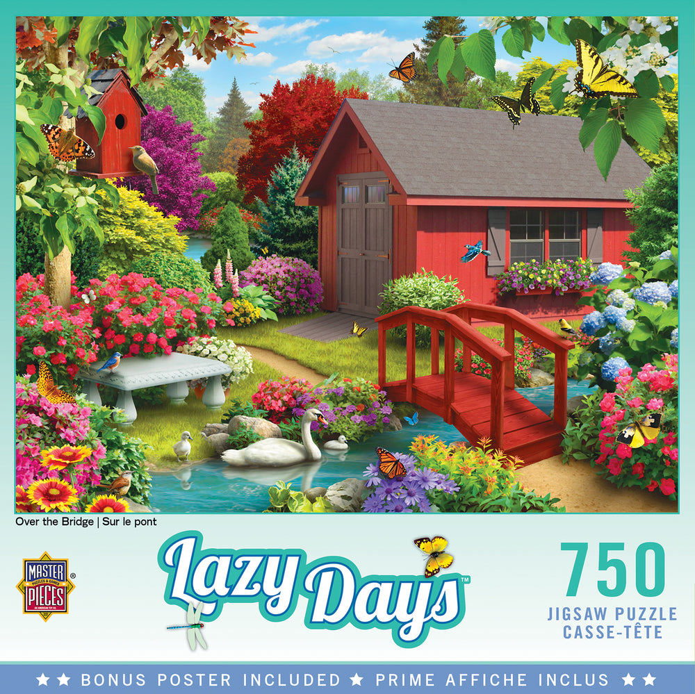 Puzzle Masterpieces:  750 Piece Lazy Days - Over the Bridge
