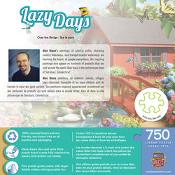 Puzzle Masterpieces:  750 Piece Lazy Days - Over the Bridge