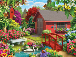 Puzzle Masterpieces:  750 Piece Lazy Days - Over the Bridge