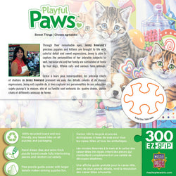 Puzzle Masterpieces:  300 piece EzGrip Playful Paws - Sweet Things