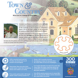 Puzzle Masterpieces:  300 piece EzGrip Town & Country - White Duck Inn