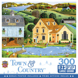 Puzzle Masterpieces:  300 piece EzGrip Town & Country - White Duck Inn