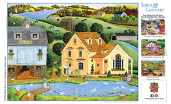 Puzzle Masterpieces:  300 piece EzGrip Town & Country - White Duck Inn