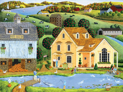 Puzzle Masterpieces:  300 piece EzGrip Town & Country - White Duck Inn