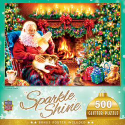 Puzzle Masterpieces:  500 Piece Glitter Holiday - Christmas Dreams
