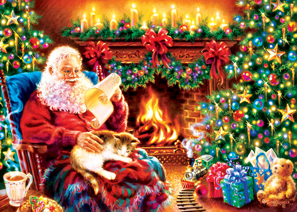 Puzzle Masterpieces:  500 Piece Glitter Holiday - Christmas Dreams