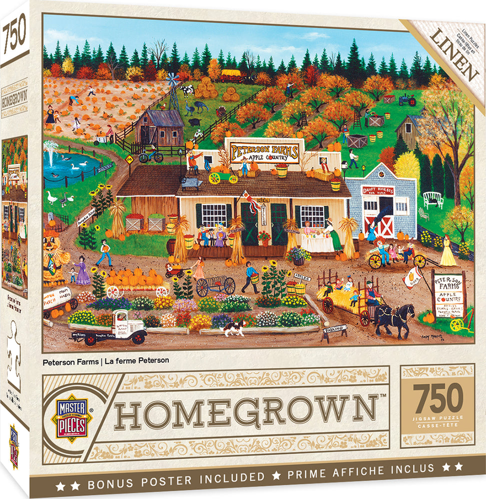 Puzzle Masterpieces:  750 Piece Homegrown - Peterson Farms