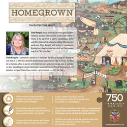 Puzzle Masterpieces:  750 Piece Homegrown - Country Fair