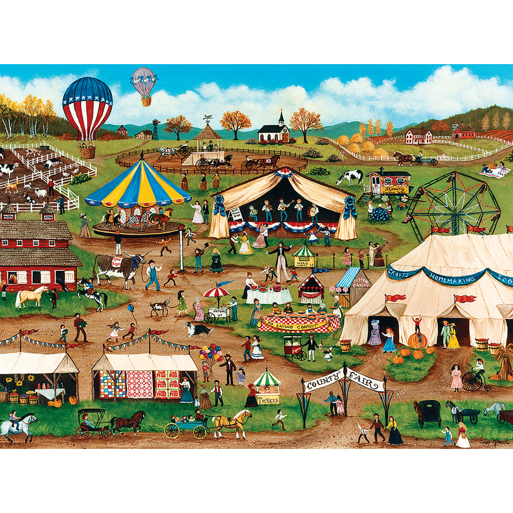 Puzzle Masterpieces:  750 Piece Homegrown - Country Fair