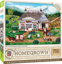 Puzzle Masterpieces:  750 Piece Homegrown - Best of the Northwest