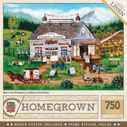 Puzzle Masterpieces:  750 Piece Homegrown - Best of the Northwest