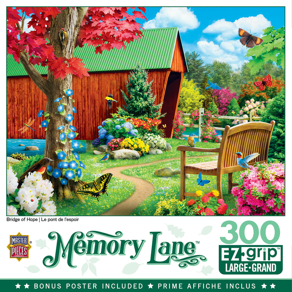 Puzzle Masterpieces:  300 Piece EZGRip Memory Lane - Bridge of Hope