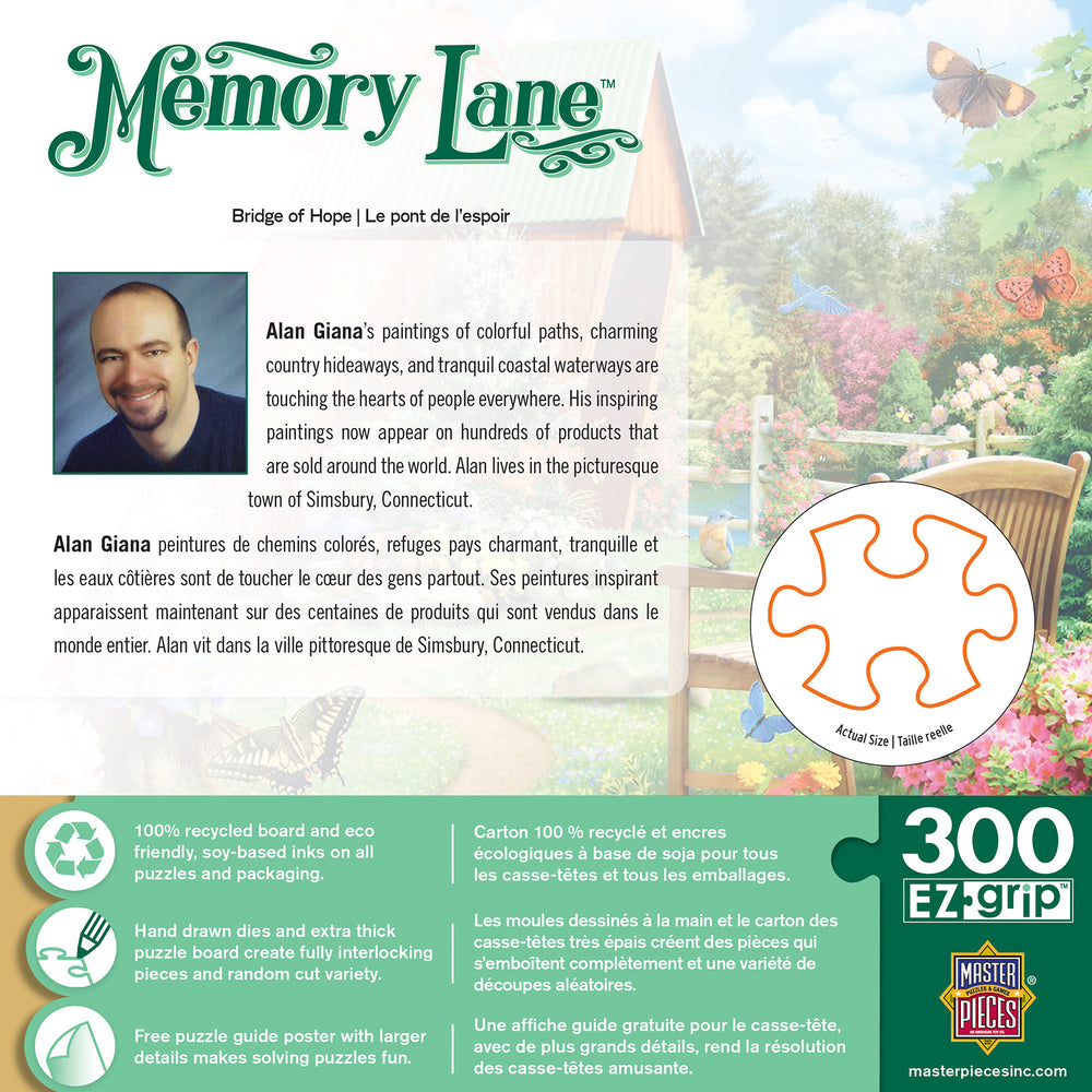 Puzzle Masterpieces:  300 Piece EZGRip Memory Lane - Bridge of Hope