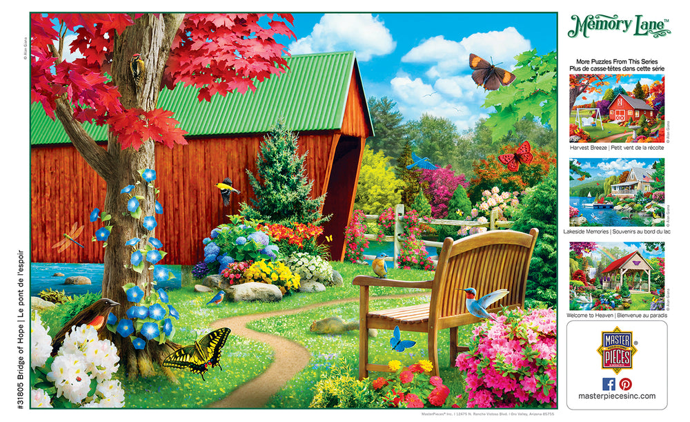 Puzzle Masterpieces:  300 Piece EZGRip Memory Lane - Bridge of Hope