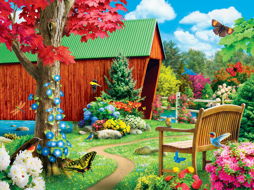 Puzzle Masterpieces:  300 Piece EZGRip Memory Lane - Bridge of Hope