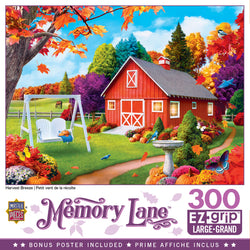 Puzzle Masterpieces:  300 piece EzGrip Memory Lane - Harvest Breeze