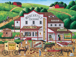 Puzzle Masterpieces:  300 piece EzGrip Town & Country - Morning Deliveries