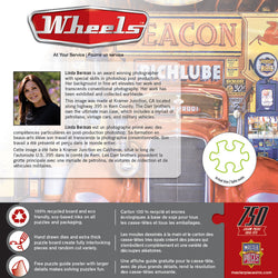 Puzzle Masterpieces:  750 Piece Wheels - At Your Service