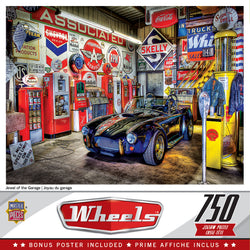 Puzzle Masterpieces:  750 Piece Wheels - Jewel of the Garage
