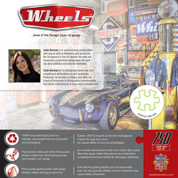 Puzzle Masterpieces:  750 Piece Wheels - Jewel of the Garage