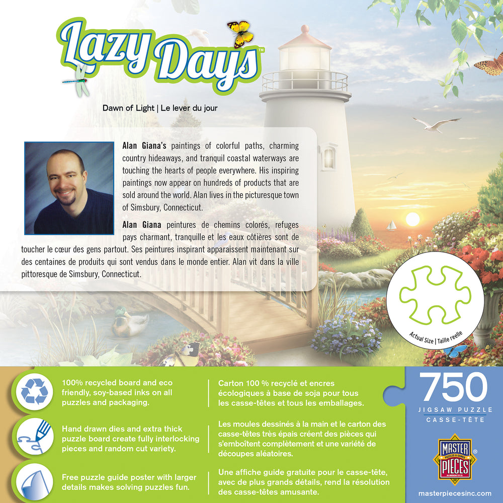 Puzzle Masterpieces:  750 Piece Lazy Days - Dawn of Light