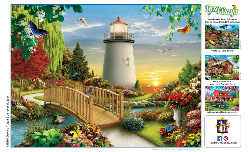 Puzzle Masterpieces:  750 Piece Lazy Days - Dawn of Light