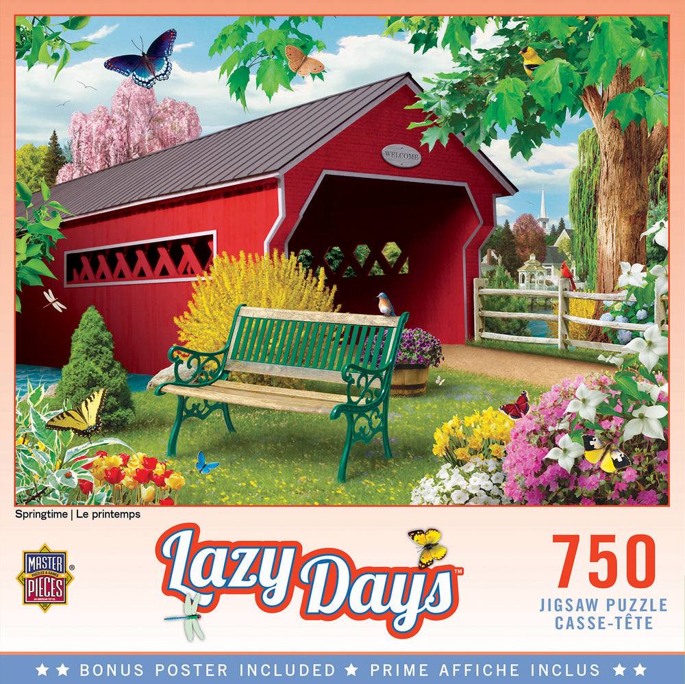 Puzzle Masterpieces:  750 Piece Lazy Days - Springtime