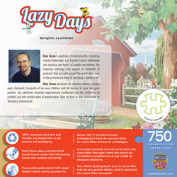 Puzzle Masterpieces:  750 Piece Lazy Days - Springtime