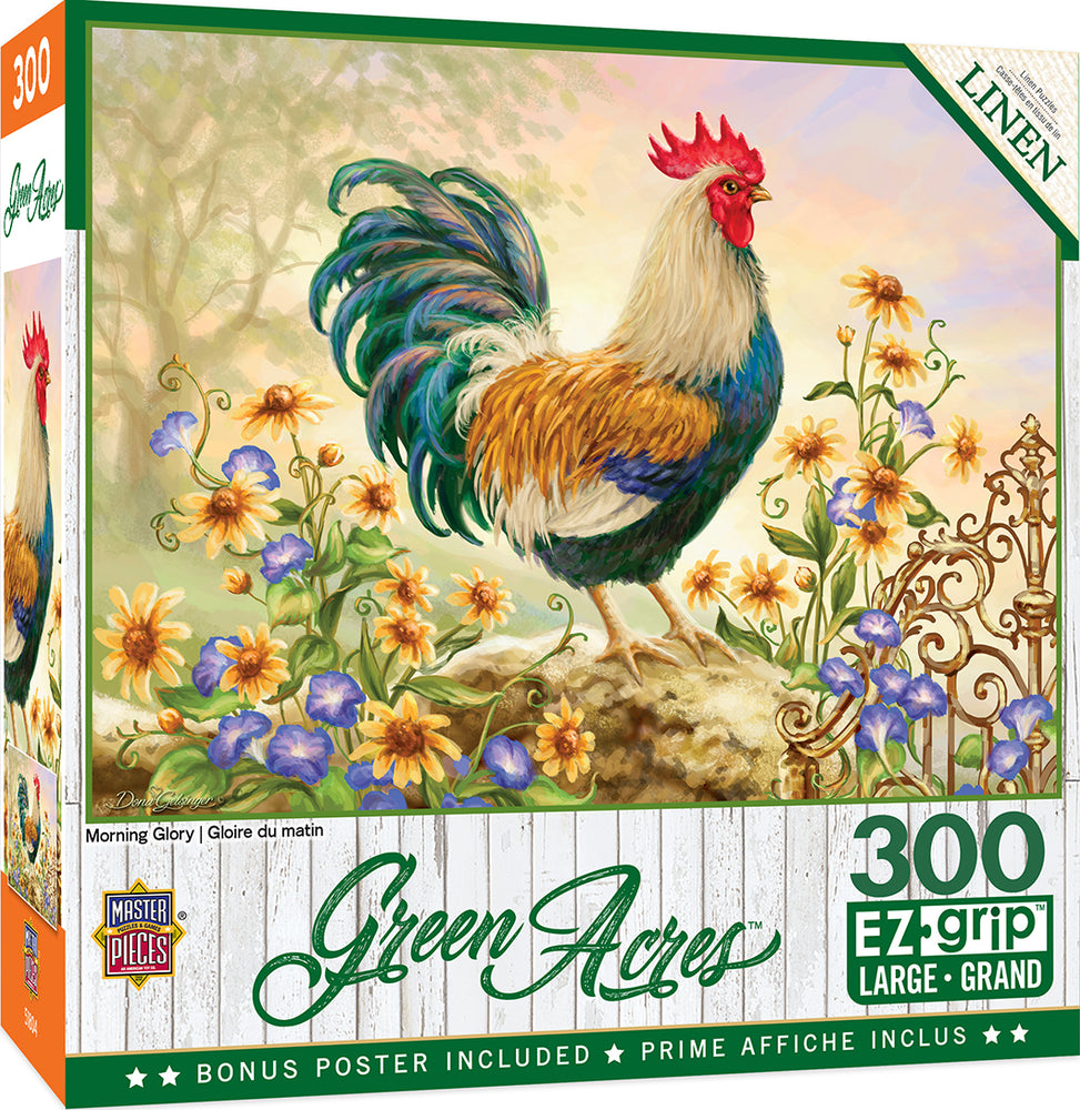 Puzzle Masterpieces:  300 piece EzGrip Green Acres - Morning Glory