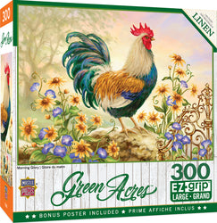 Puzzle Masterpieces:  300 piece EzGrip Green Acres - Morning Glory