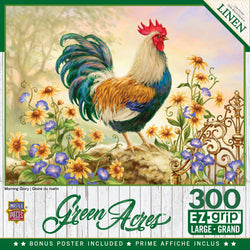 Puzzle Masterpieces:  300 piece EzGrip Green Acres - Morning Glory